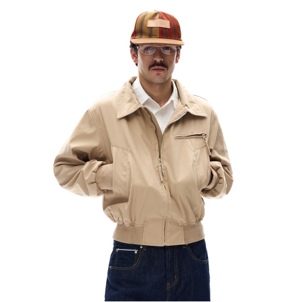 MADWITCH American minimalist Harrington workwear jacket versatile for men and women commuting short design sense top image 3