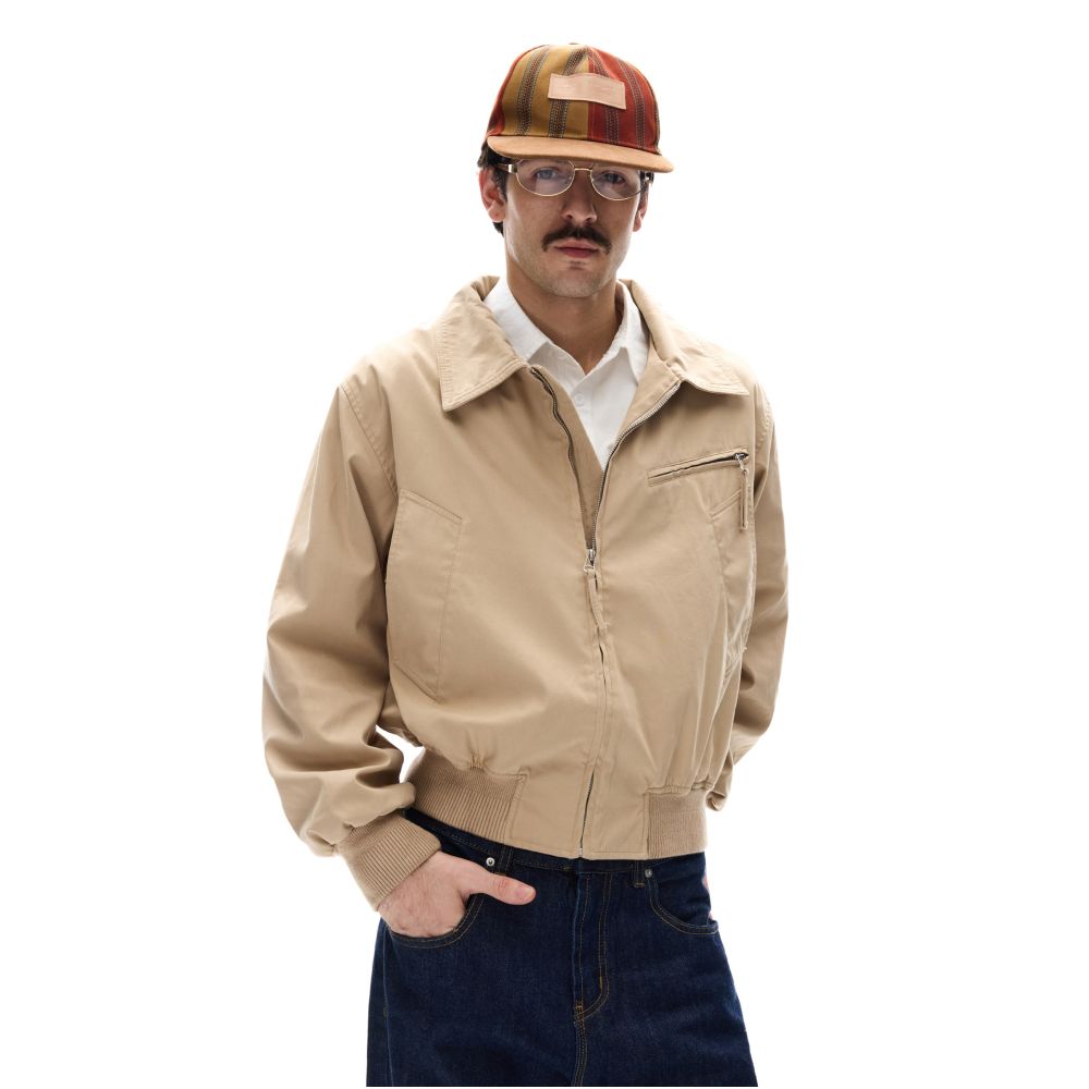 MADWITCH American minimalist Harrington workwear jacket versatile for men and women commuting short design sense top image 5