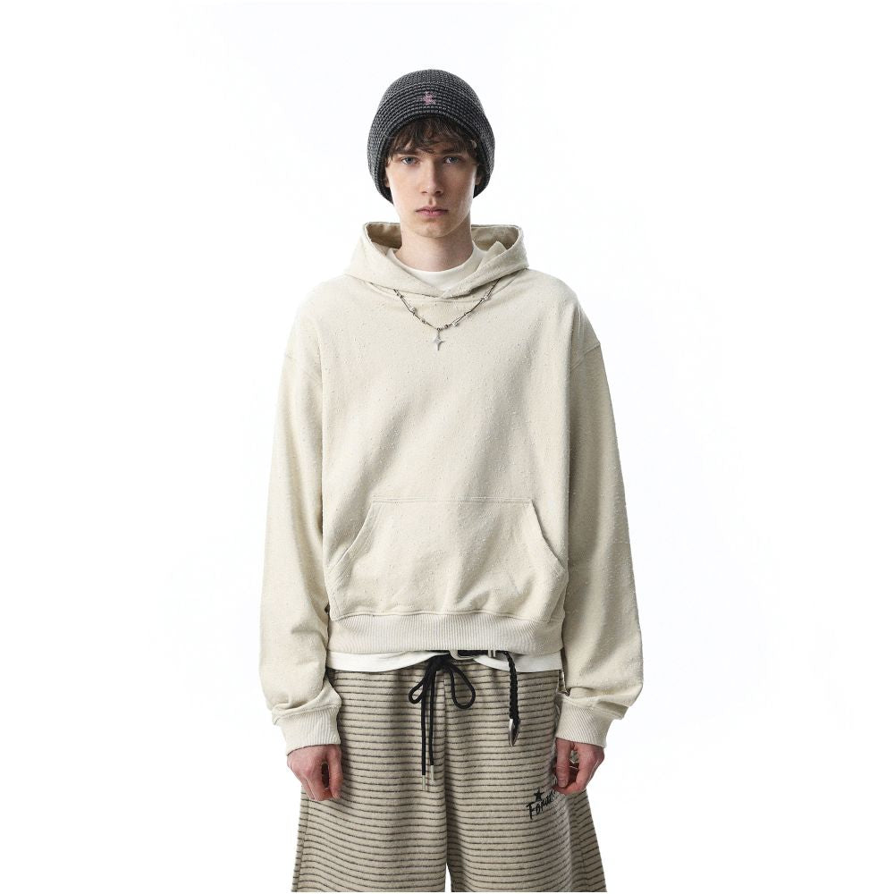 MRNEARLY American retro heavy industry hooded sweatshirt for men and women s cleanfit loose and versatile casual hoodie image 0