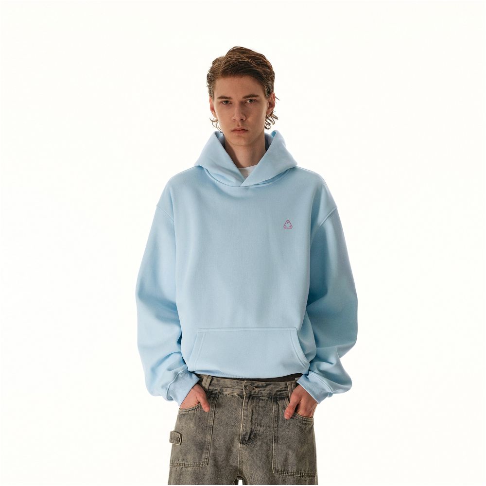 MRNEARLY American Retro Gradient Letter Printed Hoodie Men s Trendy Brand Loose Casual Couple Top image 5