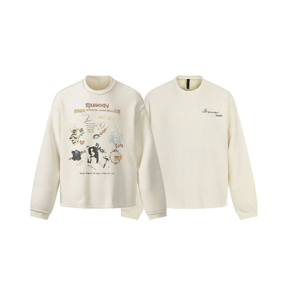 American Graffiti Double-Sided Crewneck Sweatshirt