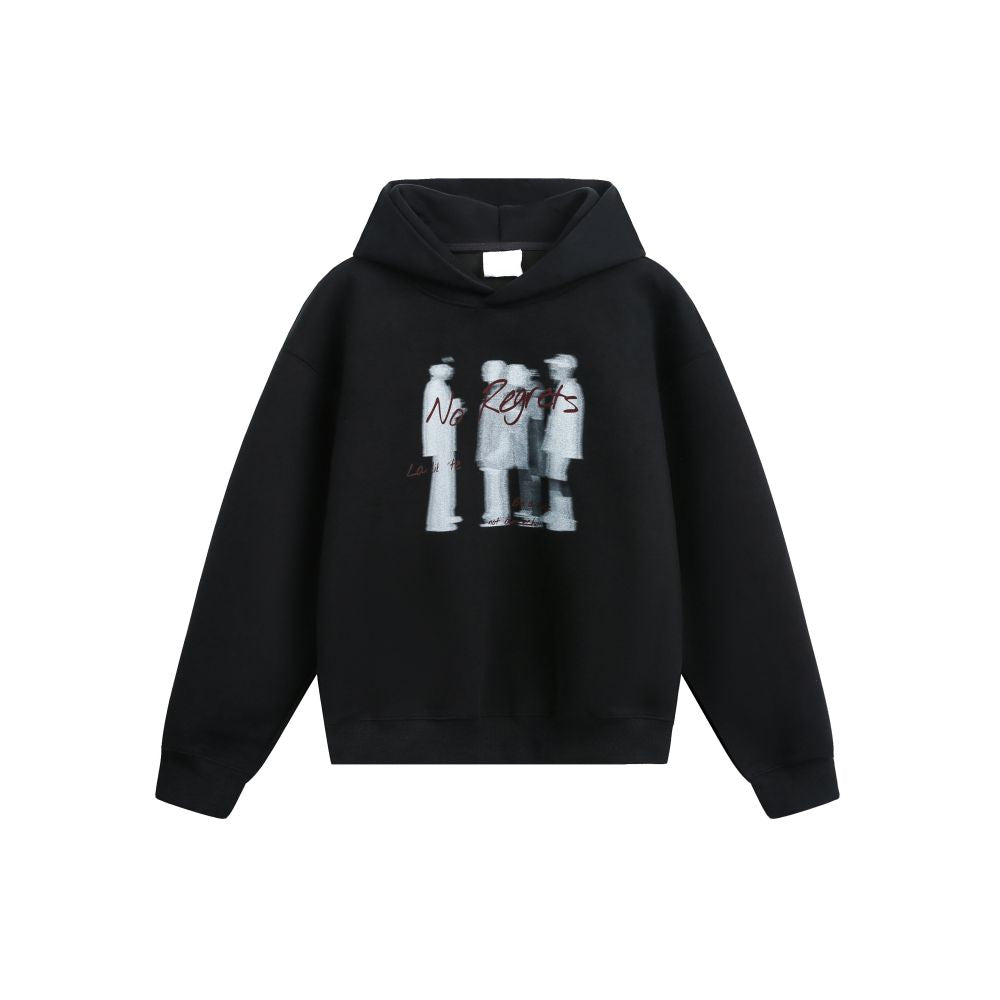 American Phantom Portrait Print Hoodie