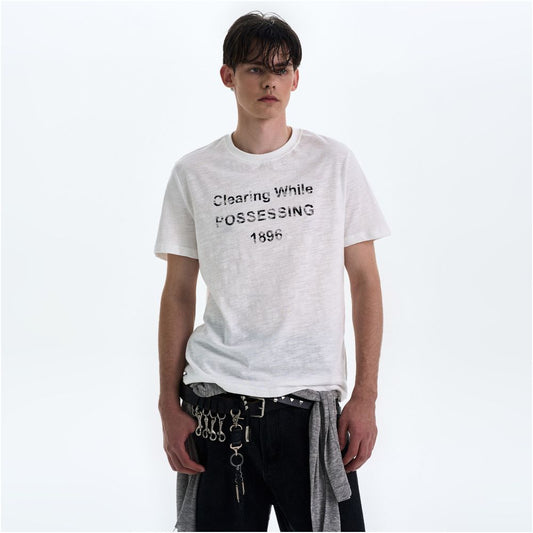 MADWITCH Retro Bamboo Cotton Shoulder Printed T shirt Short Sleeve Men s and Women s Loose Casual Thin Breathable Top ins image 4