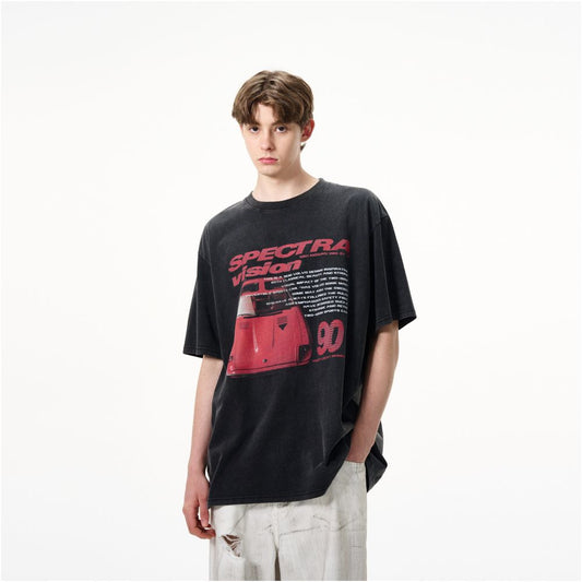 Vintage Printed Short Sleeve T-Shirt